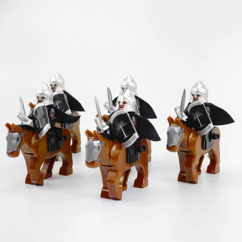 Lord the Rings Gondor Swords With Mounts Minifigure Set 10pcs - Image 3