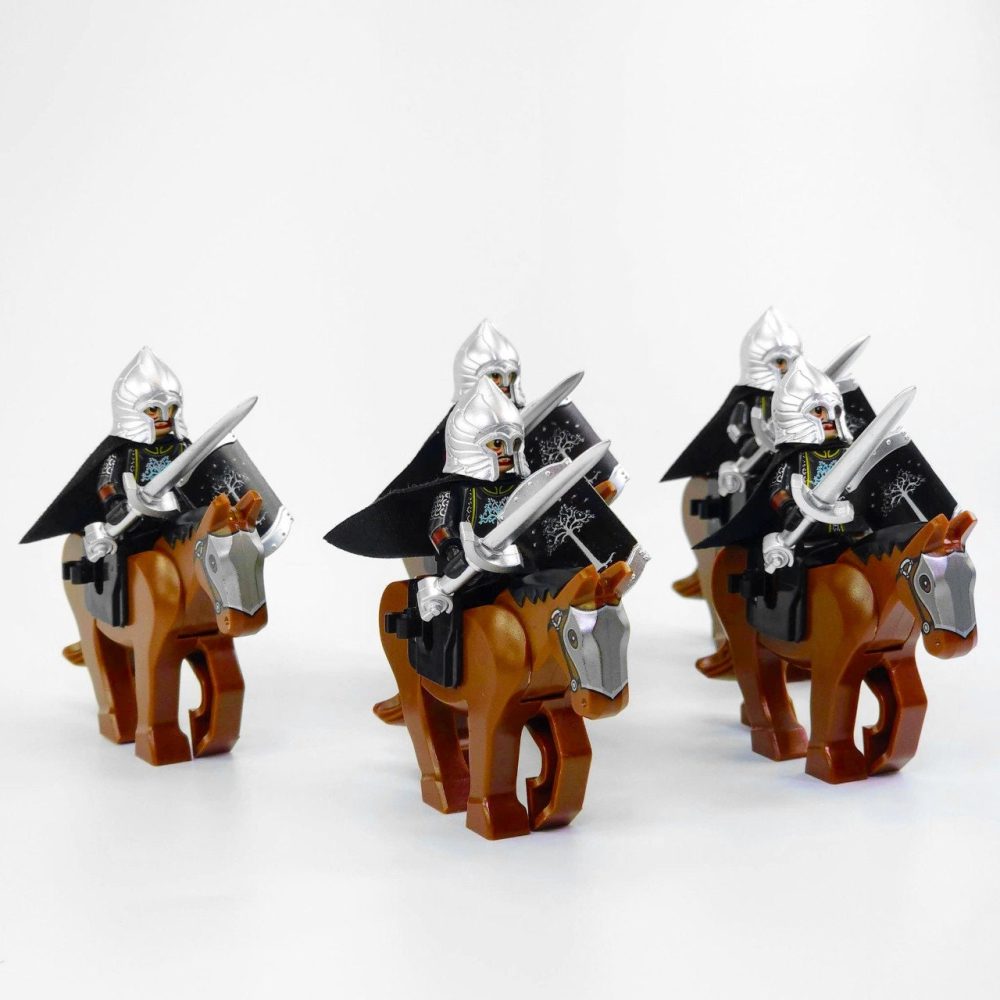 Lord the Rings Gondor Swords With Mounts Minifigure Set 10pcs - Image 2