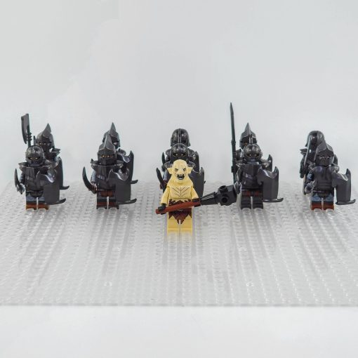lord-the-rings-gundabad-orcs-and-azog-minifigure-set-11pcs