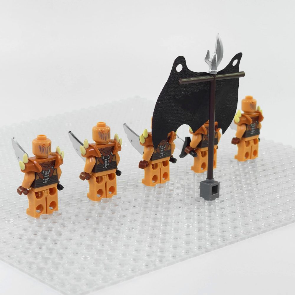 Lord the Rings Gundabad Orcs Minifigure Set 5pcs - Image 4