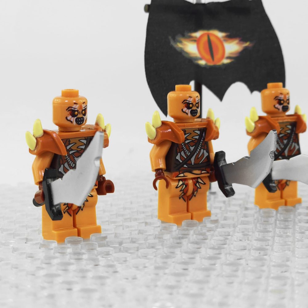 Lord the Rings Gundabad Orcs Minifigure Set 5pcs - Image 5