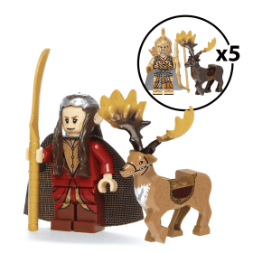 Elrond Light Brown 5 Bow 5 Dark Brown