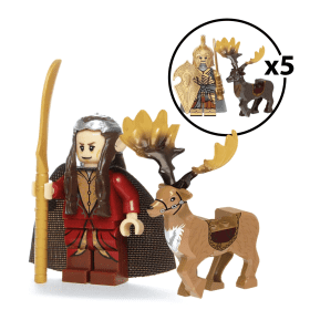 Elrond Light Brown 5 Two Hand Sword 5 Dark Brown
