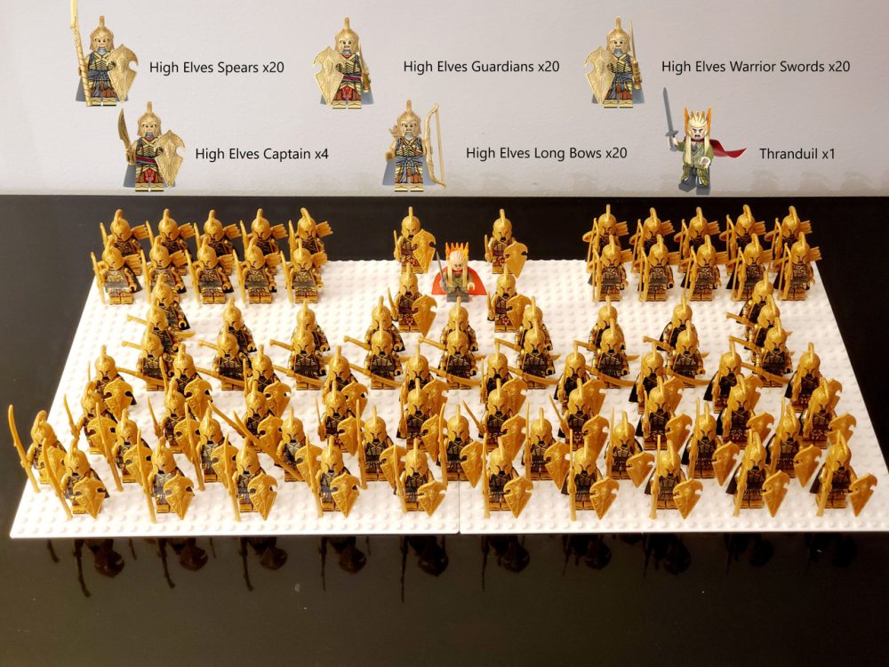 Lord the Rings High Elves & Thranduil Minifigure Set 85pcs - Image 2