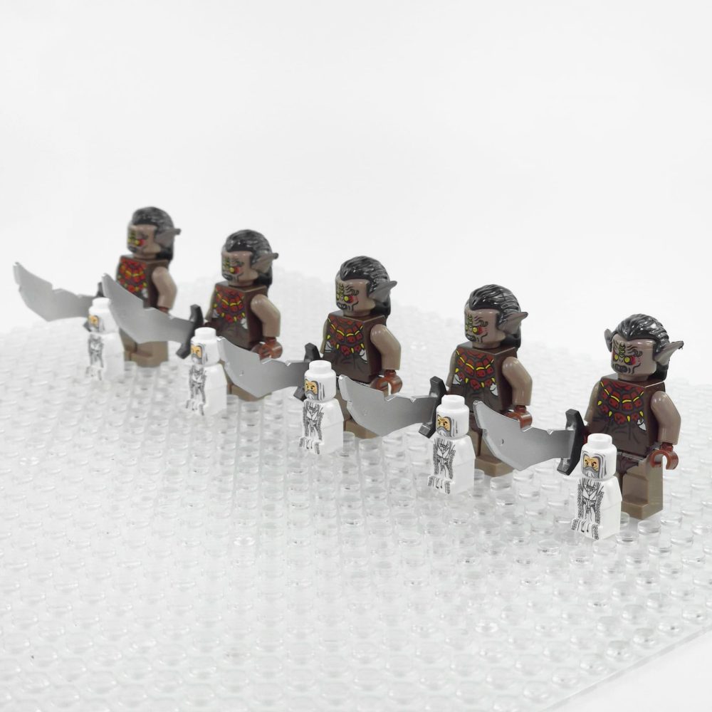 Lord the Rings Hunter Orcs Minifigure Set 5pcs - Image 3