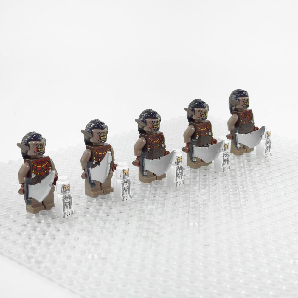 Lord the Rings Hunter Orcs Minifigure Set 5pcs - Image 2