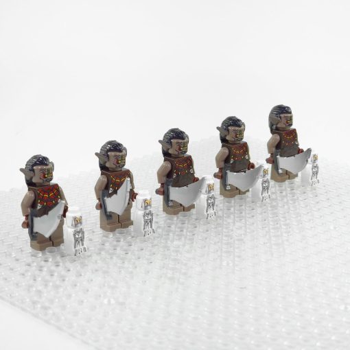 Lord the Rings Hunter Orcs Minifigure Set 5pcs - Image 2