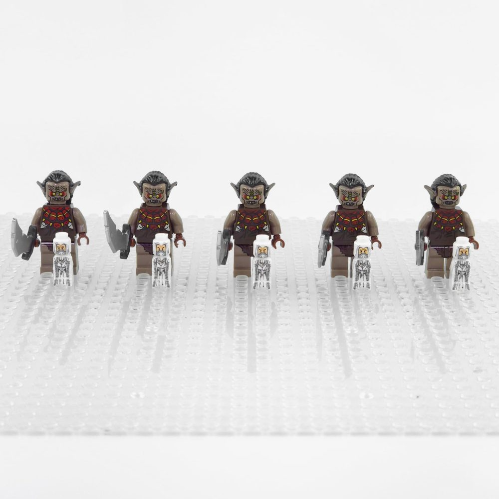 Lord the Rings Hunter Orcs Minifigure Set 5pcs
