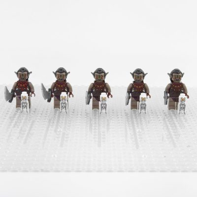 Lord the Rings Hunter Orcs Minifigure Set 5pcs