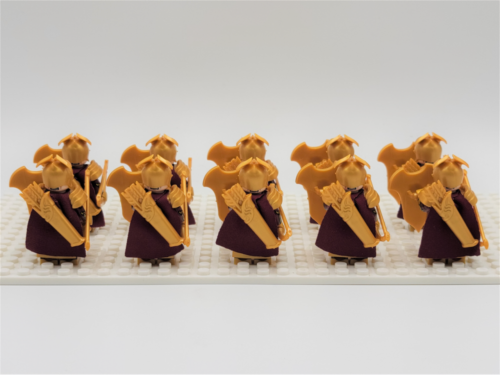 Lord the Rings Mirkwood Elves Bows Minifigure Set 10pcs - Image 4