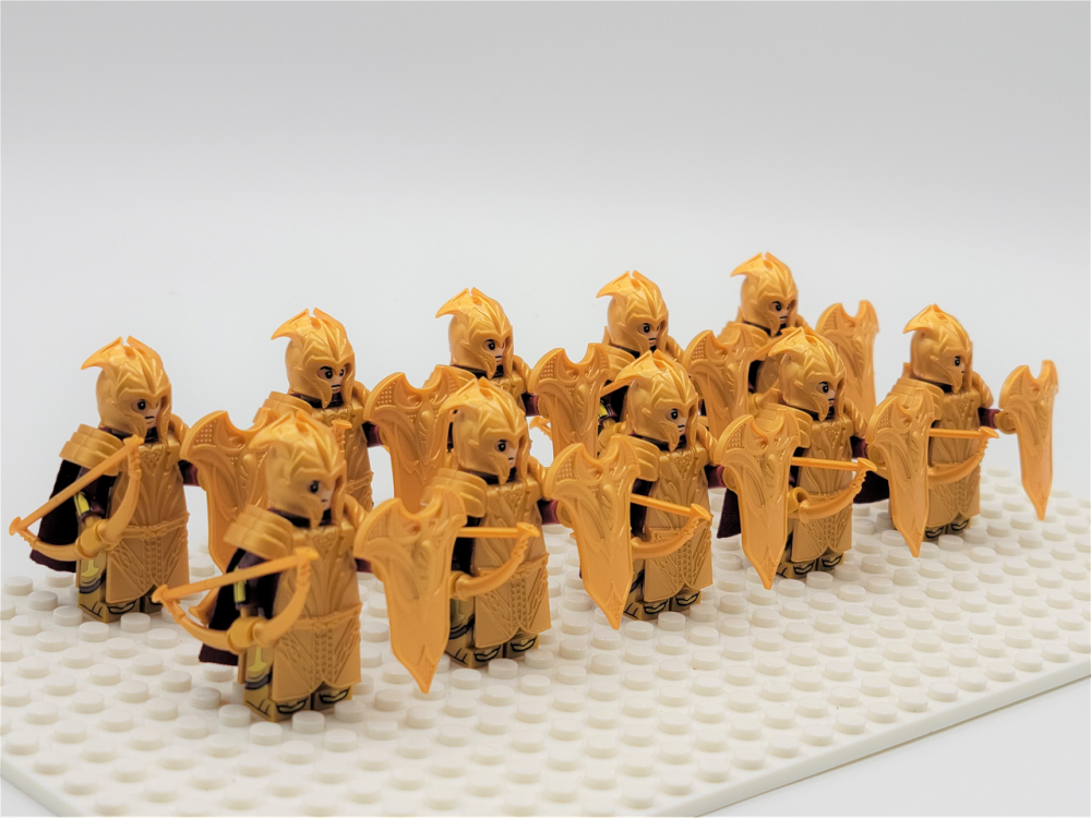 Lord the Rings Mirkwood Elves Bows Minifigure Set 10pcs - Image 2