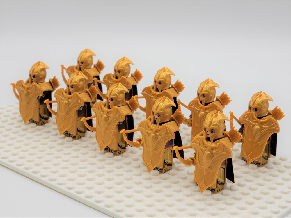 Lord the Rings Mirkwood Elves Bows Minifigure Set 10pcs - Image 3