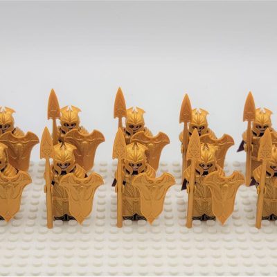 Lord the Rings Mirkwood Elves Spears Minifigure Set 10pcs