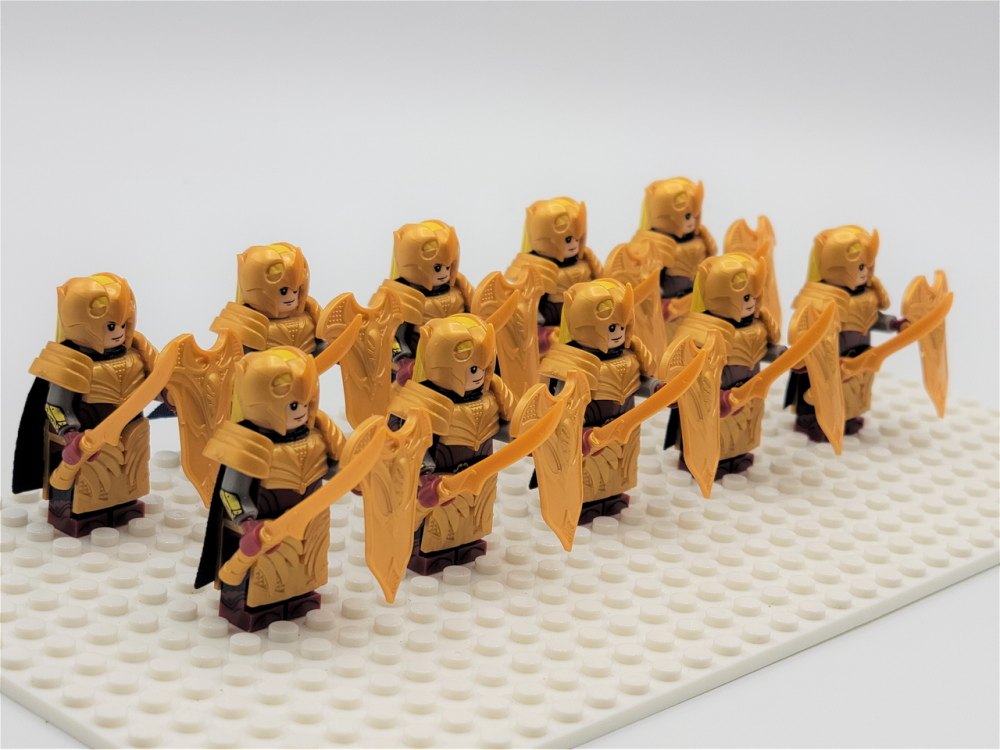 Lord the Rings Mirkwood Elves Swords Minifigure Set 10pcs - Image 2