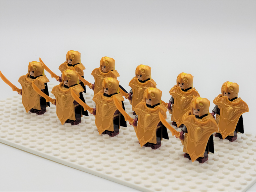 Lord the Rings Mirkwood Elves Swords Minifigure Set 10pcs - Image 3