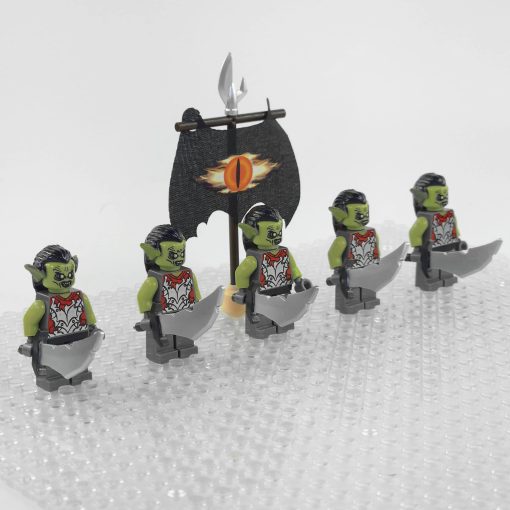 Lord the Rings Moria Orcs Minifigure Set 5pcs - Image 2