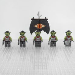 Lord the Rings Moria Orcs Minifigure Set 5pcs