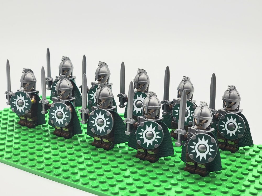 Lord the Rings Riders Rohan Long Swords Minifigure Set 10pcs - Image 3