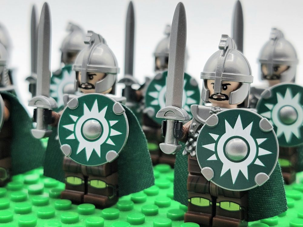 Lord the Rings Riders Rohan Long Swords Minifigure Set 10pcs - Image 7