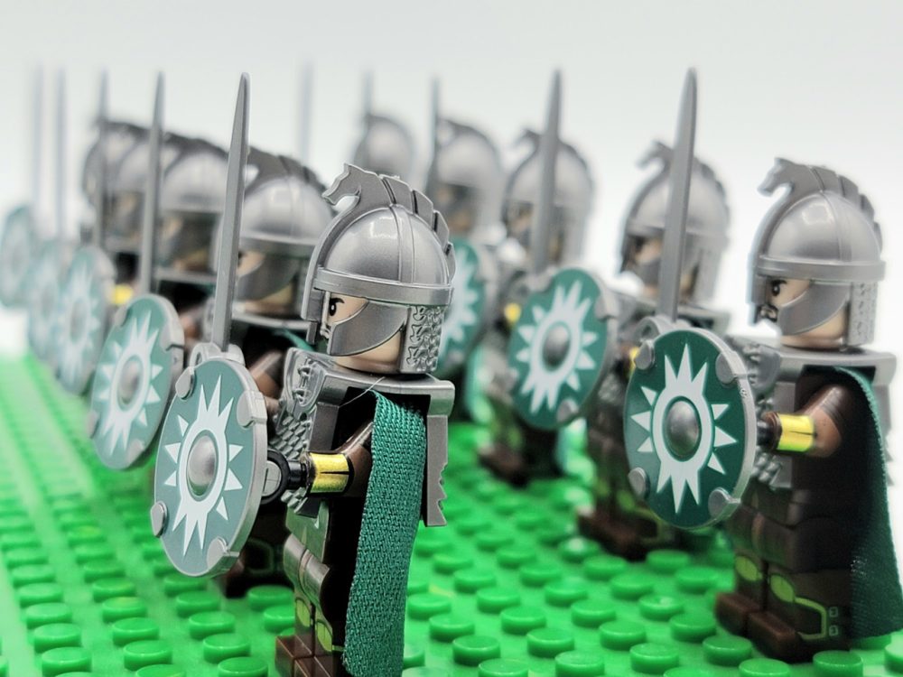 Lord the Rings Riders Rohan Long Swords Minifigure Set 10pcs - Image 6