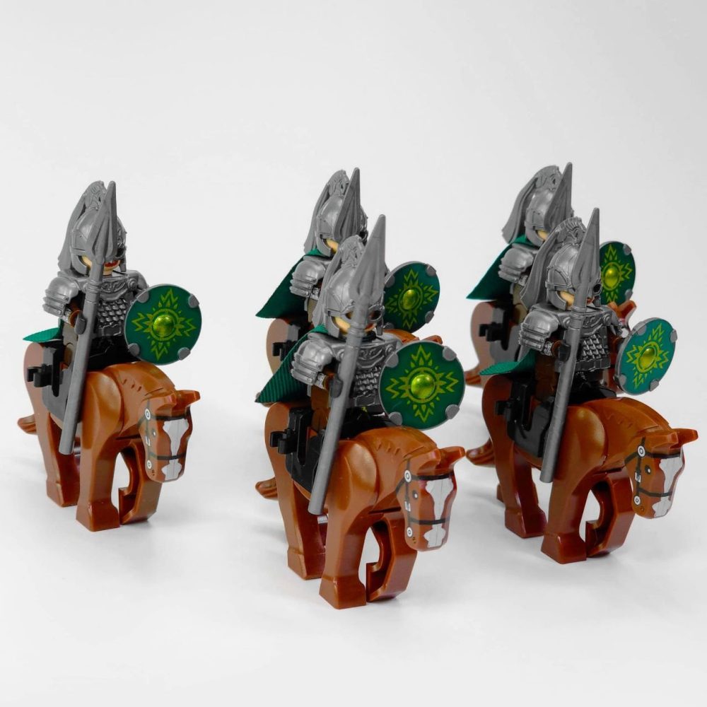 Lord the Rings Riders Rohan/Rohirrim Minifiguire Set 10pcs - Image 3