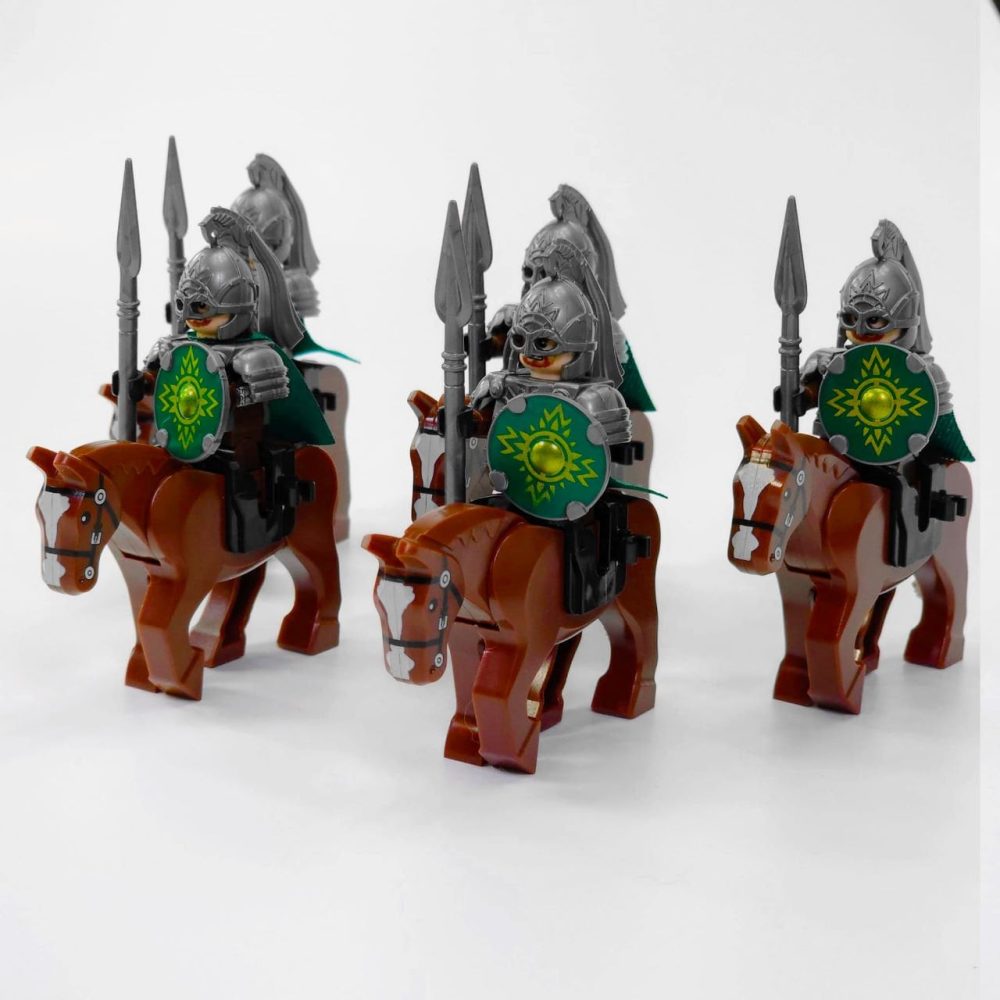 Lord the Rings Riders Rohan/Rohirrim Minifiguire Set 10pcs - Image 2