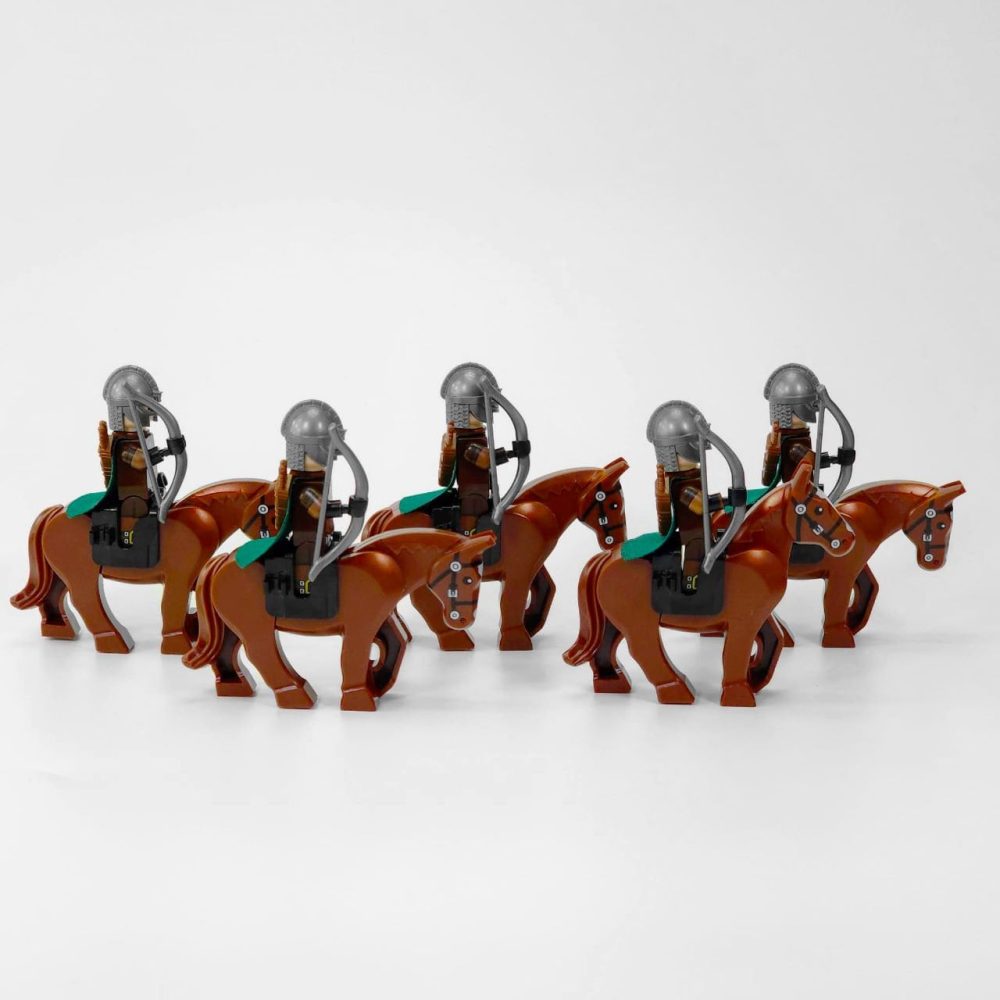 Lord the Rings Riders Rohan/Rohirrim Minifiguire Set 10pcs - Image 4
