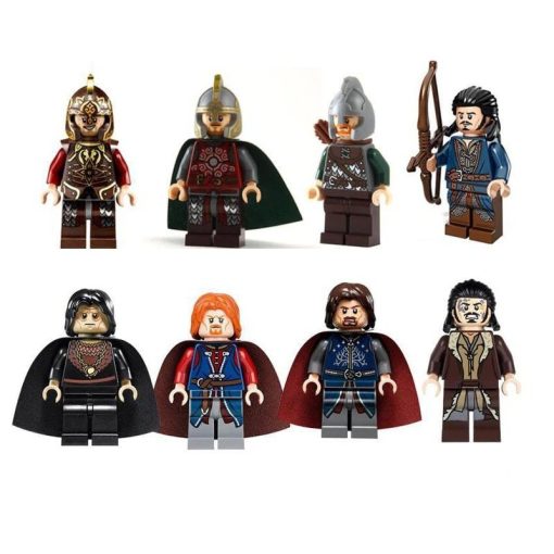 Lord the Rings Rohan Minifigures Set 8pcs - Image 2