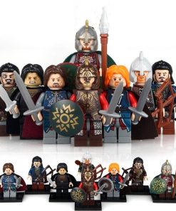 Lord the Rings Rohan Minifigures Set 8pcs