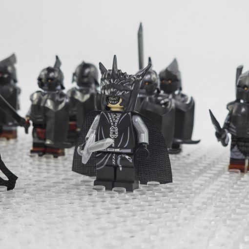 Lord the Rings Sauron Witch King and Mordor Orcs Minifigure Set 13pcs - Image 7