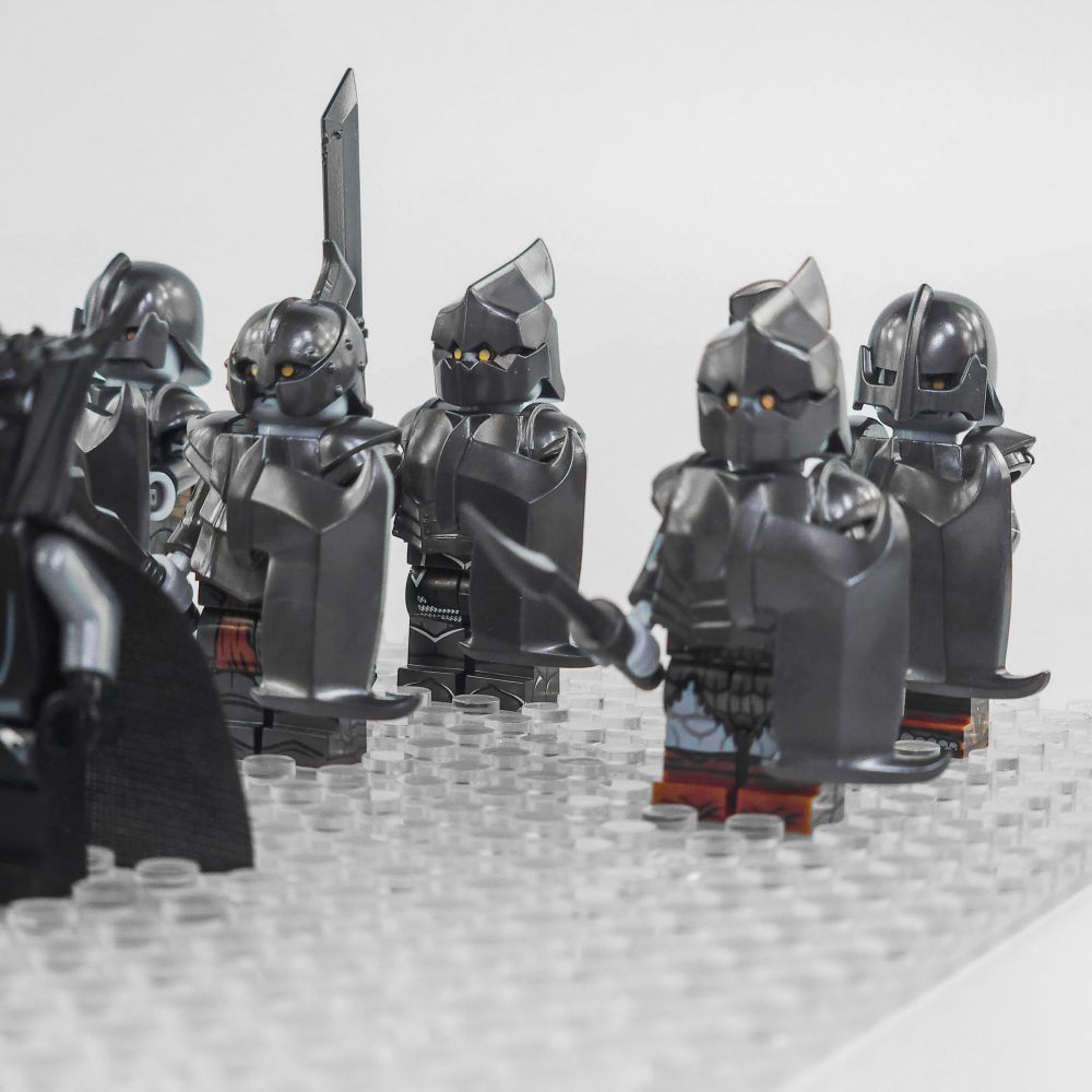 Lord the Rings Sauron Witch King and Mordor Orcs Minifigure Set 13pcs - Image 5