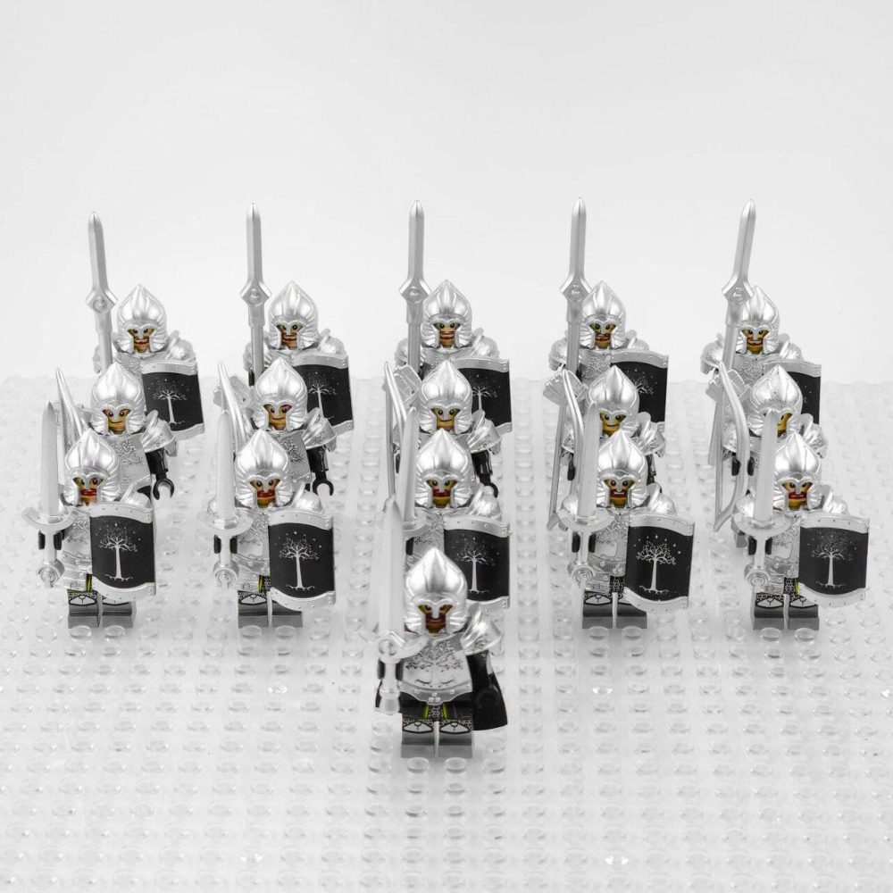 Lord the Rings Soldiers Gondor Minifigures Set 16pcs - Image 4