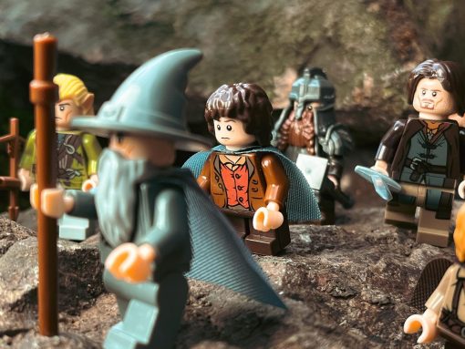 Lord the Rings The Fellowship the Rings Minifigure Set 9pcs - Image 8