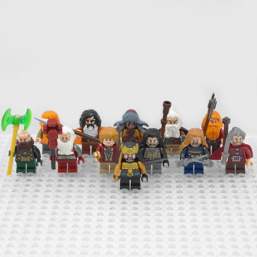 Lord the Rings The Hobbit Thorins Company Minifigure Set 12pcs - Image 2