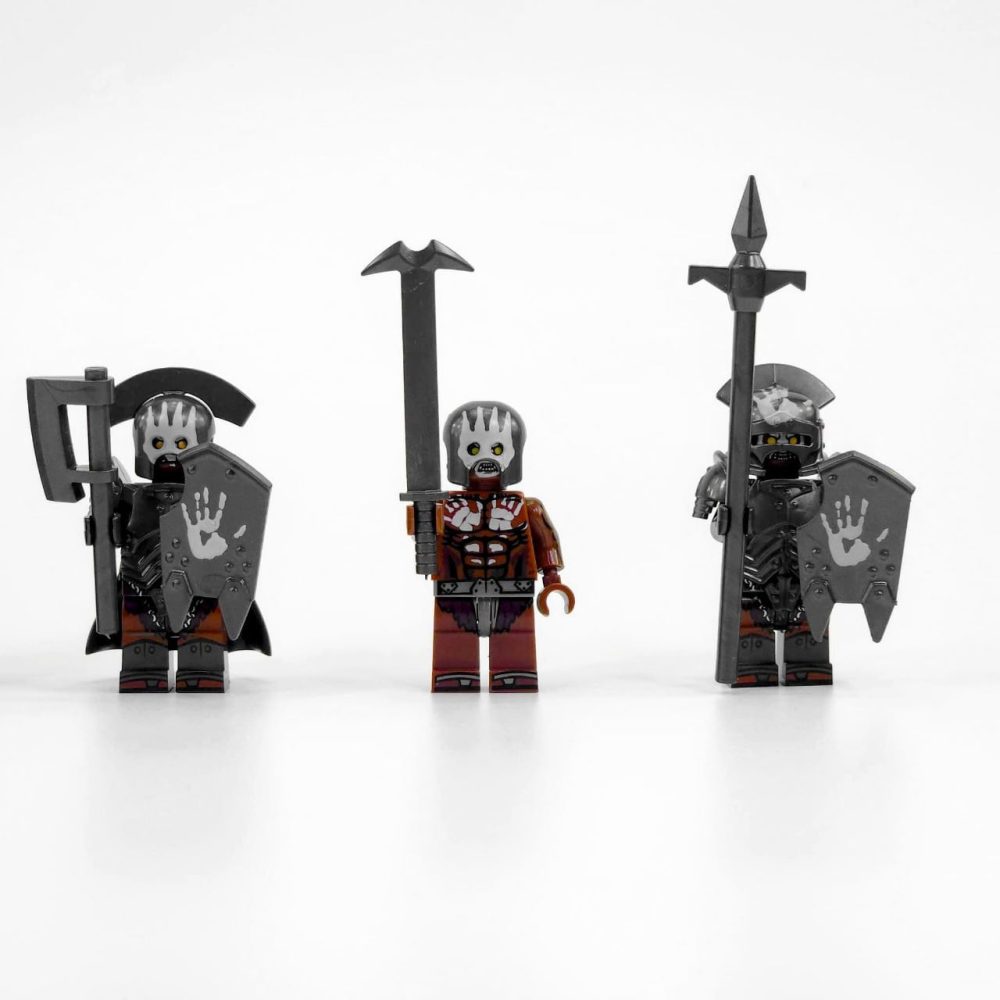 Lord the Rings Uruk-Hai Archers Minifigure Set 5pcs - Image 5