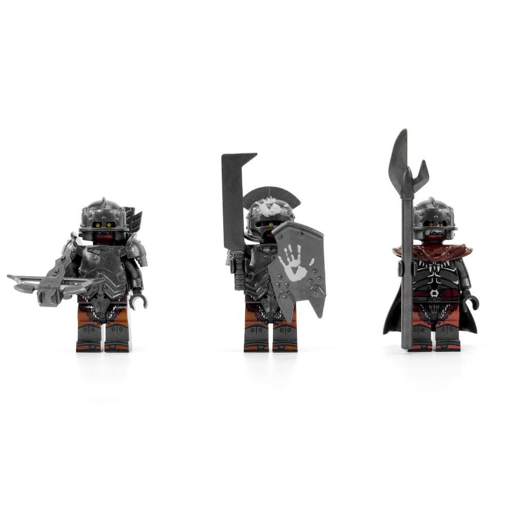Lord the Rings Uruk-Hai Archers Minifigure Set 5pcs - Image 4