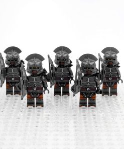 Lord the Rings Uruk-Hai Archers Minifigure Set 5pcs