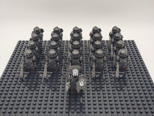 Lord the Rings Uruk-Hai Heavy Armour Minifigure Set 21pcs - Image 7