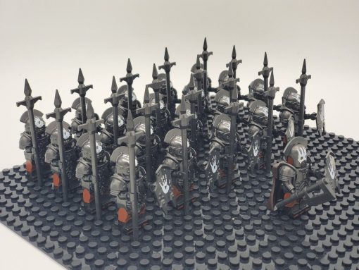 Lord the Rings Uruk-Hai Heavy Armour Minifigure Set 21pcs - Image 5