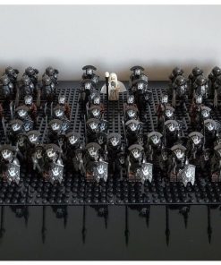 Lord the Rings Uruk-Hai Saruman Battle Helms Deep Minifigure Set 75pcs