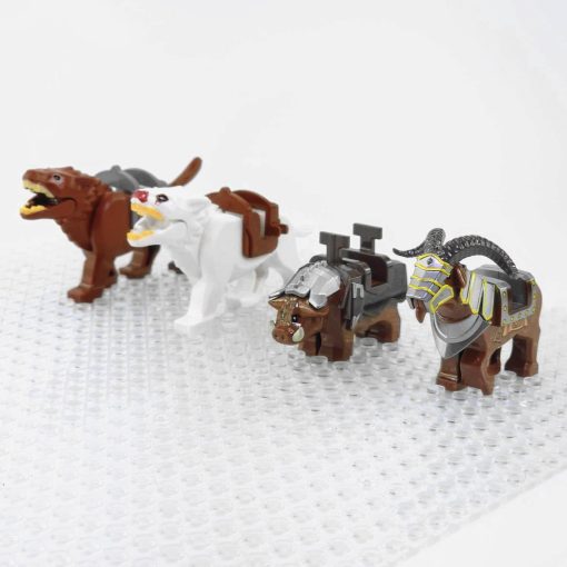 Lord the Rings Wargs, Boars and War Goat Mounts for Minifigures - Image 3