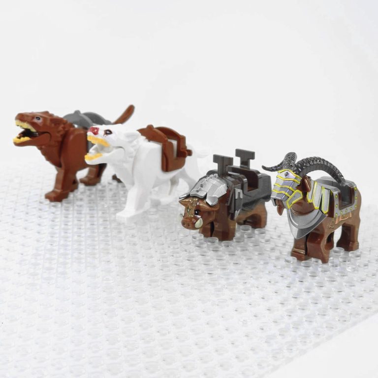 Lord the Rings Wargs, Boars and War Goat Mounts for Minifigures - Image 3