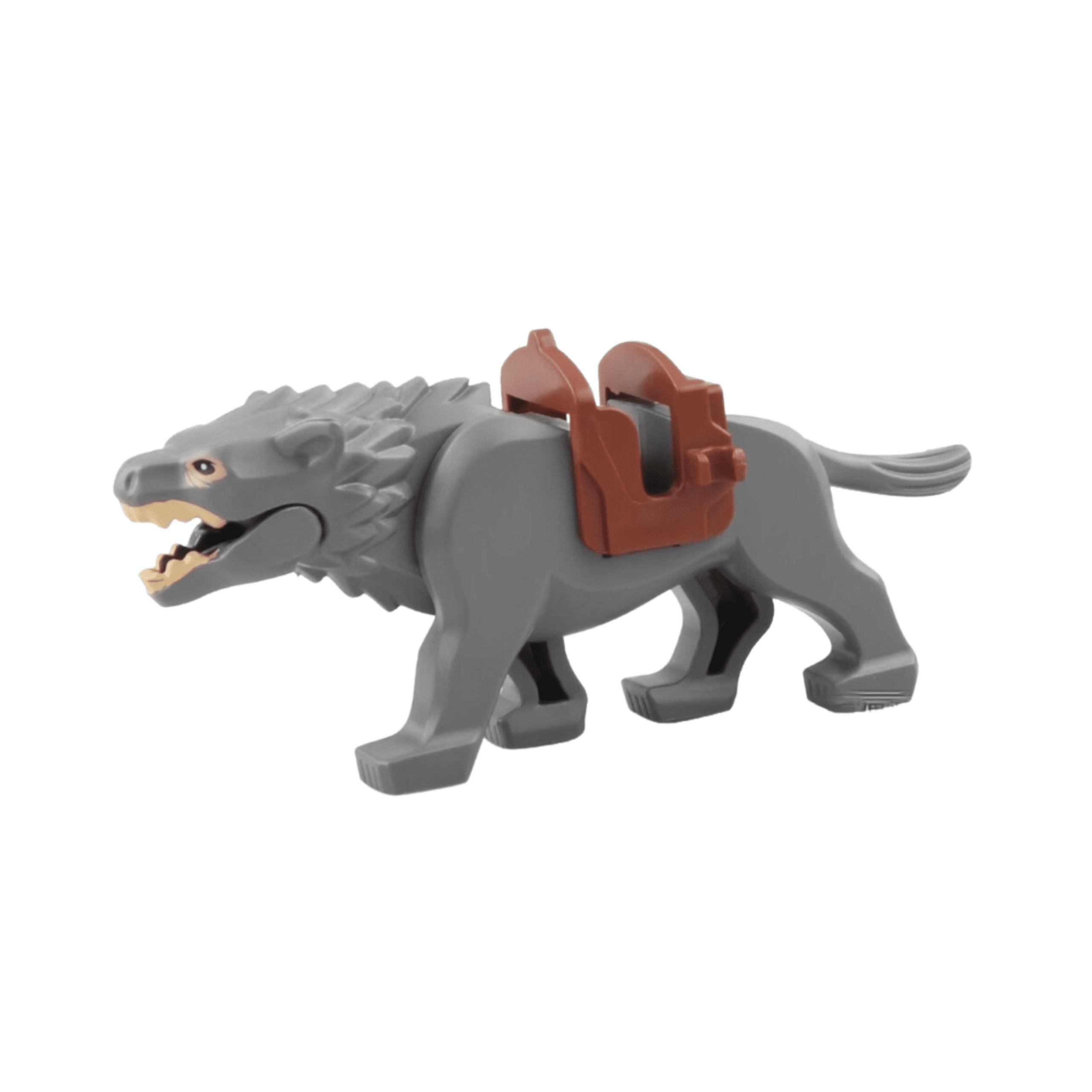 lord-the-rings-white-brown-grey-black-wargs-mounts-for-minifigure