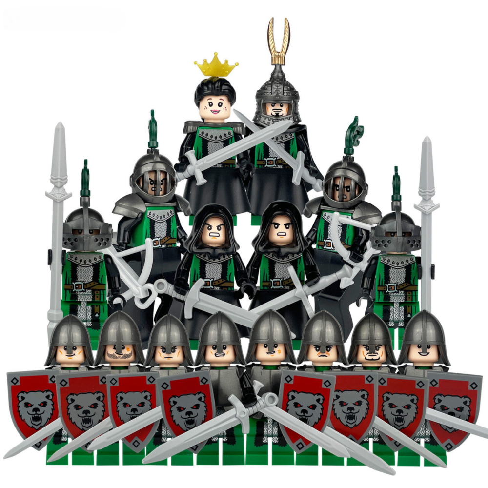 medieval-crimson-bear-knights-minifigure-set