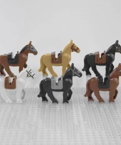 Medieval Knights Horses and Mounts Minifigures for Medieval Soldiers and Lord the Rings Soldiers.