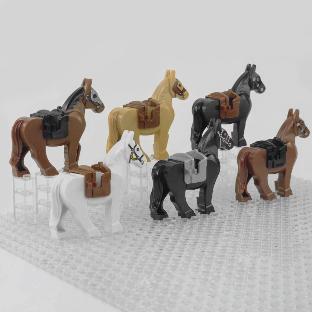 Medieval Knights Horses and Mounts Minifigures for Medieval Soldiers and Lord the Rings Soldiers. - Image 2