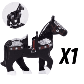 1 Black with Black Saddle