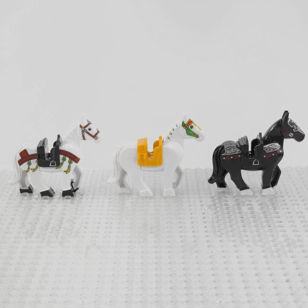 Medieval Knights Horses and Mounts Minifigures With Unique Prints for Medieval Soldiers and Lord the Rings Soldiers - Image 7