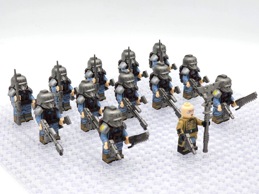 Death Korps of Krieg Veteran Squad Minifigure Set of 13pcs - Image 2