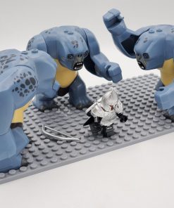 Lord the Rings Cave Trolls Minifigures Set 3pcs (9cm Maxifigures)